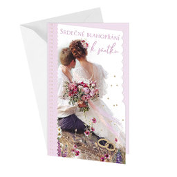 13-6114 Wedding greeting card CZ