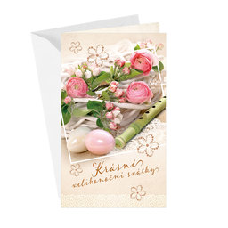 12-6021 Easter greeting card CZ