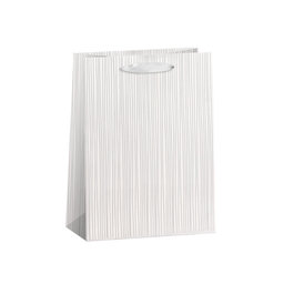 7781-0004 Gift bag SILVER STRIPES