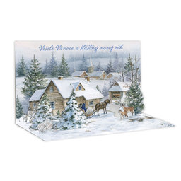 11-5040 Christmas greeting card CZ