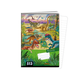 1594-0388 Exercise book A5, TYPE 513 Jurassic ADVENTURE