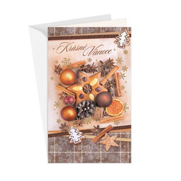 11-6539 Christmas greeting card CZ