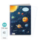 1582-0428 Sešit A4, 40 listů, TYP 444 Cosmic adventure