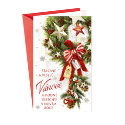 11-6449 Christmas greeting card CZ