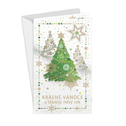 11-6488 Christmas greeting card CZ