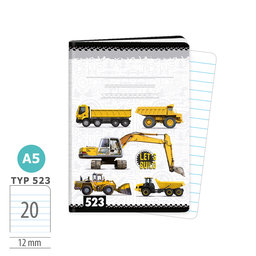1593-0390 Sešit A5, 20 listů, TYP 523 LET’S BUILD