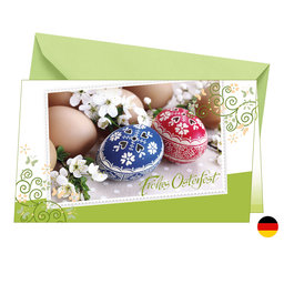 12-657 Easter greeting card DE