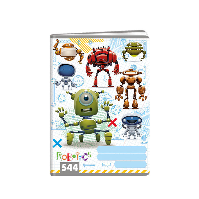 1592-0327 Sešit A5, 40 listů, TYP 544 Robotics