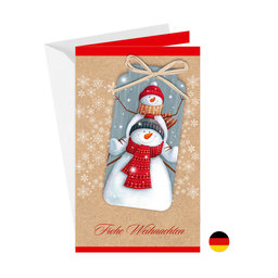 11-6280 Christmas greeting card DE