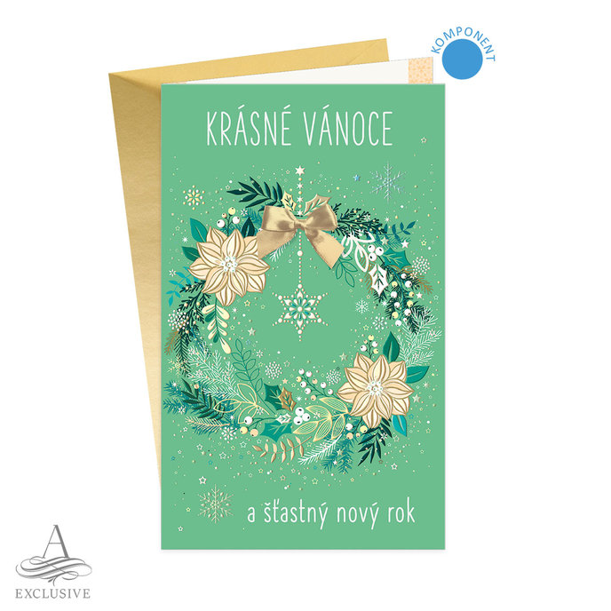 11-6537 Christmas greeting card CZ