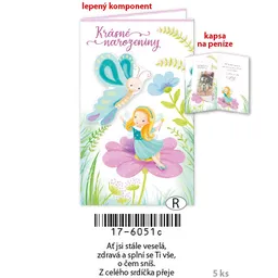 17-6051 Blahopřání dětské klopa CZ