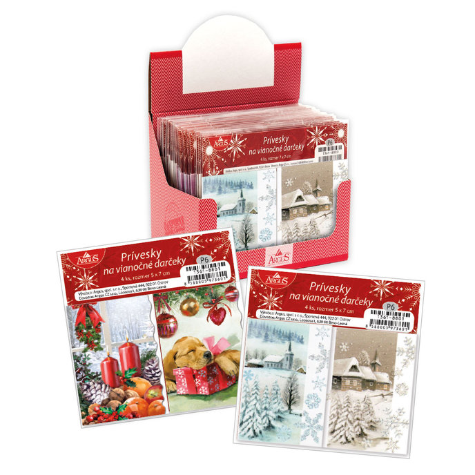 1361-8801 mix - přívěsky vánoční