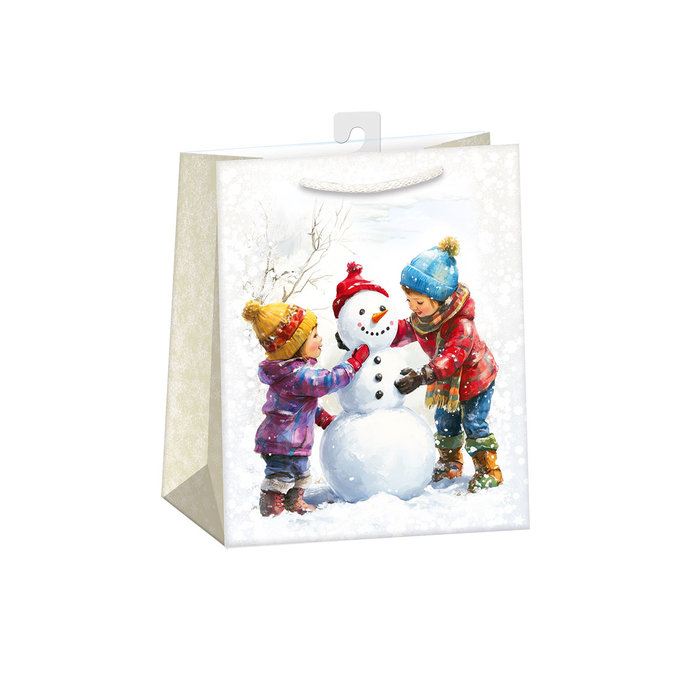 0843-0468 H Dárková taška vánoční MATNÁ