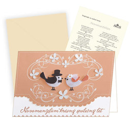 33-4019c Wedding greeting card CZ