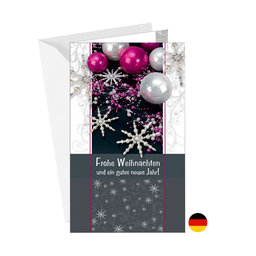 11-6112 Christmas greeting card DE