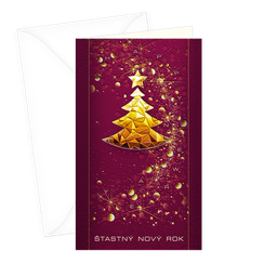 11-6308 Christmas greeting card CZ